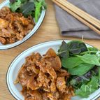おかわり必須！１０分で完成！豚こま肉でポークチャップ