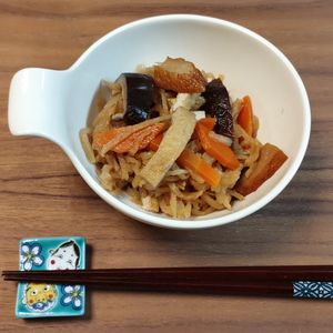 ゆの作ってみた!投稿(素材のうま味が濃厚☆🤩☆切り干し大根の五目煮✨)