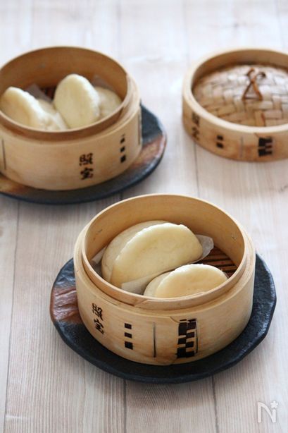 基本の中華まんの皮。（中華蒸しパン）