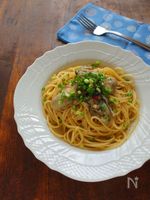 オイスターソースでコク旨☆牡蠣のパスタ