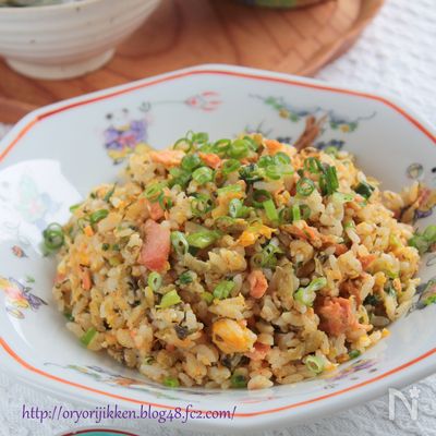 高菜のごまタマチャーハン§焦がし醤油香るウマ飯