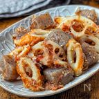 れんこんとこんにゃくのかつお節まみれ土佐煮風🥰 あと一品に
