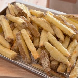 すじのこの作ってみた!投稿(もう揚げなくていい！米粉でカリカリ！【フライドポテト】)