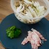 残り野菜活用で激うま!【和風ペペロンチーノ風】の工程1