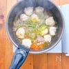 家族が喜ぶ♡白菜と大根のふわふわ鶏団子スープの工程5