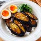 『とろっとろ！なすの照り焼き丼』簡単☆お肉なしでも大満足♫