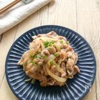 弱火で柔らか♪豚こま肉と玉ねぎの甘酒醤油炒め♪砂糖なし！