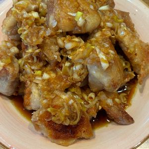 くだもの大好き🧡の作ってみた!投稿(《食べ過ぎ注意!!》絶品!!ご飯がすすむ油淋鶏（揚げない）)