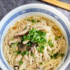 きのこたっぷりのにゅうめん【夏に余ったそうめん&めんつゆで】
