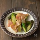 アスパラレモンバター炒め