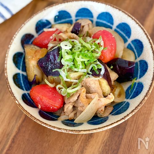 【湯むきトマトと茄子の南蛮漬け】ジュワッと広がる美味しさ！