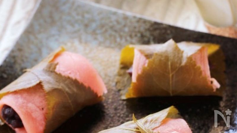 レンジで簡単♡出来たての美味しさ♪もっちもちの関東風桜餅 | レシピ