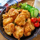 【包丁不要☆ズボラで柔らか】鶏むね肉の白だし醤油から揚げ