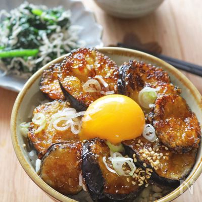 茄子1本で◎ 茄子の照り焼き丼