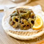 【やみつきのり塩チーズれんこん】箸が止まらない♪