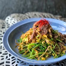 包丁、まな板使いません！＊豆苗と豆もやしのプルコギ＊