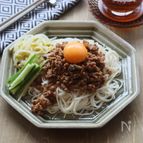 ♡ピリ辛肉味噌そうめん