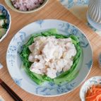 【鶏むね肉のレンジ蒸し〜ねぎソース】レンジにおまかせ♪