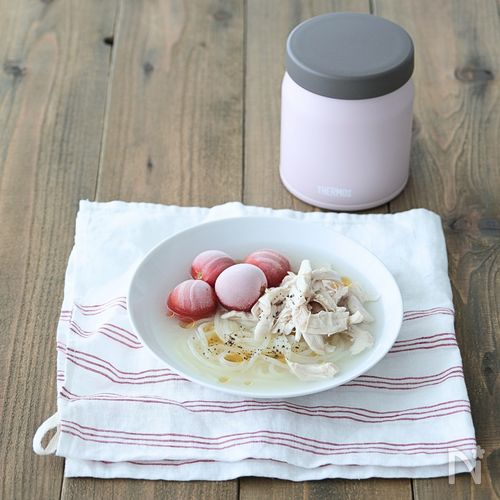 トマト氷の塩レモン冷麺