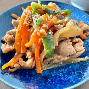 momoの作ってみた!投稿(甘辛でご飯がすすむ！豚こまプルコギ風炒め)