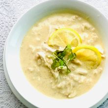 ヘルシーダイエット飯♪ギリシャ風エッグレモンオートミール粥