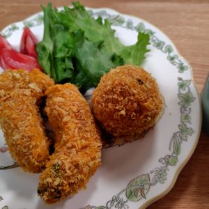 1285824の作ってみた!投稿(油で揚げない！技アリ♪かぼちゃコロッケ)