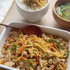ご飯がすすむ！新しょうがと野菜たっぷりおかかそぼろ