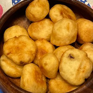 くもりんの作ってみた!投稿(【もちもちおさつボール】超簡単♪クセになるもちもち感！)