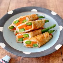 ご飯がすすむ!野菜の豚肉巻き