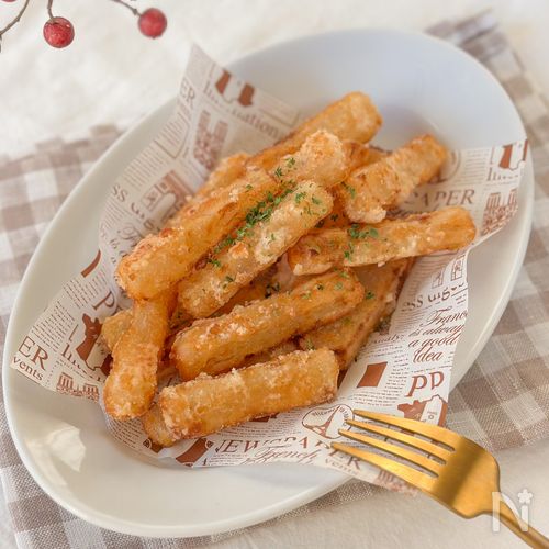 1度食べたらやみつき♡カリッとジューシー✨【フライド大根】