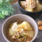 【韓国風・美肌♪】豚肉とじゃがいものピリ辛味噌スープ