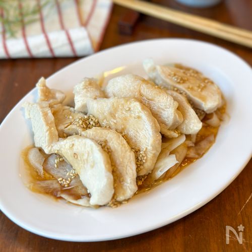 添え物は大根で作る「よだれ鶏」