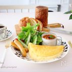 卵1個de簡単♡ふわふわ♪スフレオムレツ♡