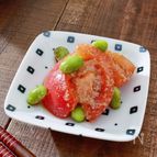 トマトと枝豆の胡麻和え