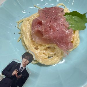 それぞれの作ってみた!投稿(ヘルシー*冷製カルボナーラ(生クリーム&牛乳不使用))