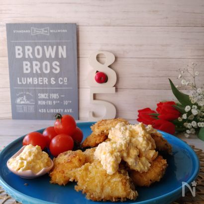 ゆで卵不要フライパンタルタルソースと鱈のフライ