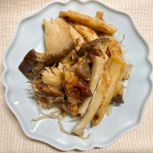 チョビの助の作ってみた!投稿(【エリンギの梅ソテー】すぐできる！さっぱりヘルシーおつまみ♪)