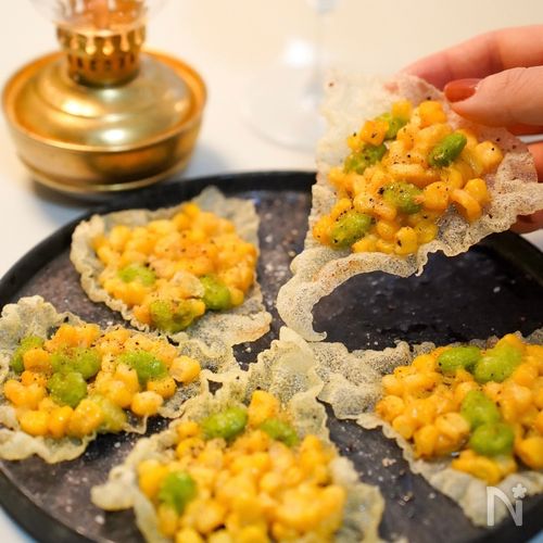 バラバラにならない‼︎『とうもろこしのかき揚げ』