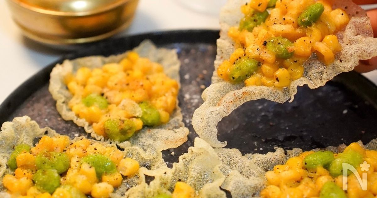 バラバラにならない‼︎『とうもろこしのかき揚げ』