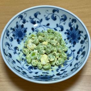 キャピタンの作ってみた!投稿(『枝豆とクリームチーズのカレーマヨ和え』クセになる美味しさ✨)