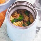 スープジャー使用♪菜の花と桜海老の和風パスタ