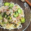 豚しゃぶサラダのぶっかけそうめん