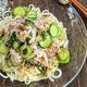 夏バテ防止♡さっぱりダレ《豚しゃぶサラダ素麺》