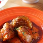 玉ねぎ肉巻き☆すき焼き風