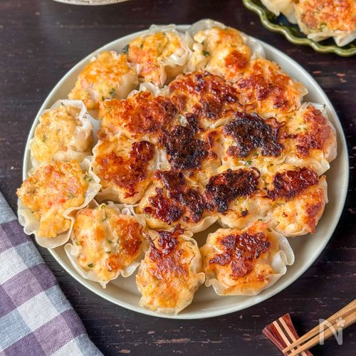 【包まない!エビと冷凍豆腐の焼き焼売】節約/かさまし