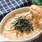 混ぜて焼くだけ・ヘルシー♡長芋と豆腐のふわふわ明太焼き