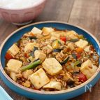 【野菜たっぷり麻婆豆腐】ゆでてヘルシー？！