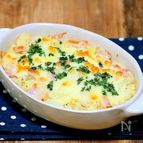レンジでパパッと「ポテトのシンプルチーズ焼き」