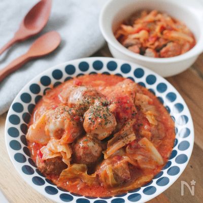 手間なしで豪華見え☆【巻かないロールキャベツ】