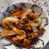 万福の作ってみた!投稿(【牛肉と玉ねぎの韓国風焼肉炒め】コストコ風プルコギビーフ♡)